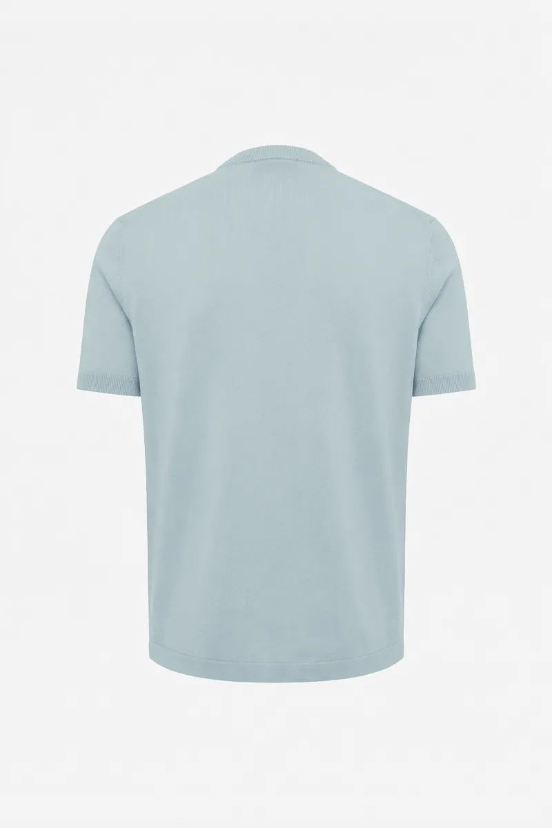 Roundneck T-shirt | Lichtblauw
